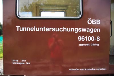 Tunneluntersuchungswagen der Mariazeller Bahn
Schlüsselwörter: Tunneluntersuchungswagen, Mariazeller Bahn,